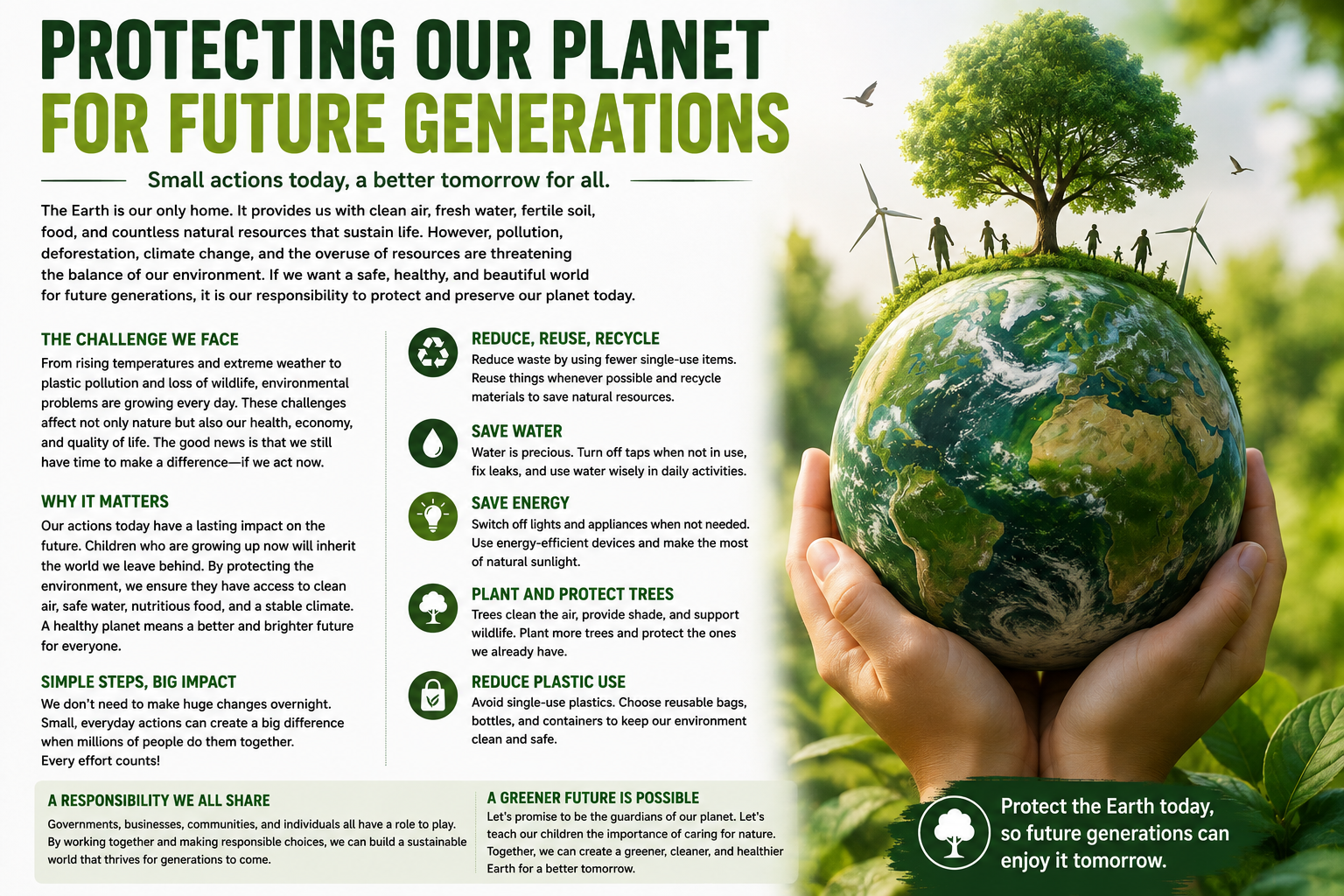 protecting our planet